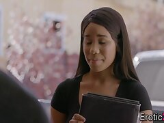 Hooter fucking dark-hued stunner