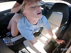 Ex-Military First-ever Timer Kayley Gunner Gets Splatted With Cum