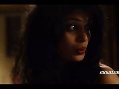 Romane Portail and Tina Desai in Sense8: A Christmas Sensational