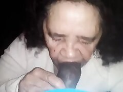 inexperienced grannie toothless loves big black cock