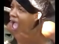 Pee On Ebony Girlfriend!