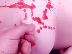 Domination & submission Nip Squashing For Pallid Redhead Nubile
