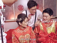 ModelMedia Asia-Lewd Wedding Scene-Liang Yun Fei-MD-0232-Best Original Asia Pornography Flick