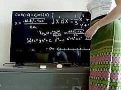 Myanmar Math Teacher Enjoy Hardcore Fuck-a-thon