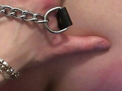 Rossie's slut trains with Mistress's rectal pussy.