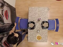 Yam-sized dicked dark-hued guy breaks Alba's teenie pussy
