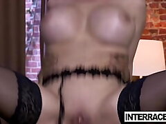 Buxomy Cathy Heaven gets BBC Anal, Fellate & Mammories Jism at Interraced
