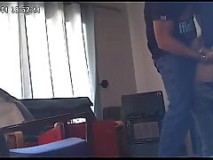 Caught my husband cuckold with the neighbors wife standing missionary