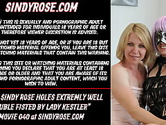 Both Sindy Rose holes extremly well fisted by LadyKestler