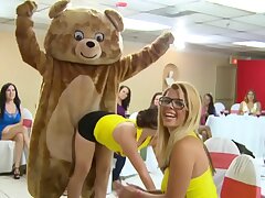DANCING Hunk - Bachelorette Soiree With Big Dick Masculine Strippers, CFNM Style!