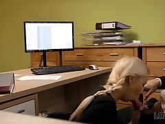Ball-gagged girl-on-girl lashed and ass played