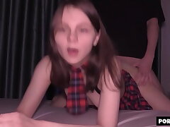 School Sweetheart Used As A Human Jizm Dumpster