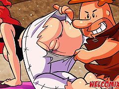 Opening up the pussy in the yoga class - The Flintstoons