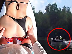 We Were Noticed - Real Risky Outdoor Реr Fuck by the River Bank - Alisa Uber-cute