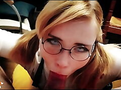 Honey Teenager Deep Deepthroating Big Cock - Jizz in Mouth