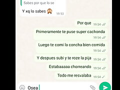 Hablando con mi novia despues de cojer parte 2