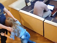 My will Fuck me like a Mega-bitch while my Husband works on the Laptop NTR