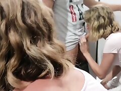 Our First-ever Hook-up Flick In A Fitting Bedroom (Risky Blowjob)