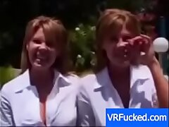 Cougar Enjoy Threesome Anal and Cumshot
