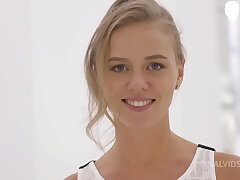 Ella Bubble - babyface, height 150 cm, sport body, 18yo ! Nick's ass fucking audition