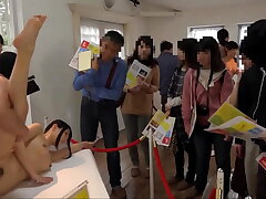Smashing Japanese Teenagers At The Art Show