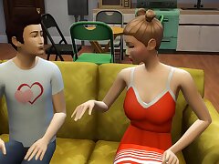 Step-Son Fucking His blonde Stepmother