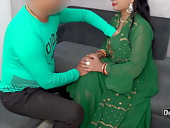 Manager Romps Gigantic Busty Indian Tramp During Individual Party With Hindi