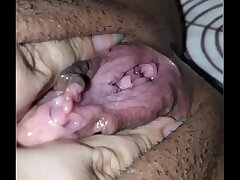 Sex-positive blonde rides monster dark-hued dick