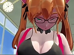 Stupid Nerdy Superslut to Super-bitch Progression MMD