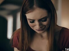 Knocked up teen is desperate and turns to boyfriends daddy