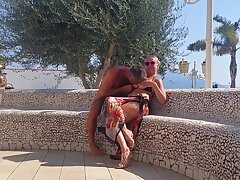Selena's Outdoor Posing and Sex Games in Stilettos