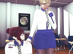 Yuri University #1 Rose Is Finding Her Way with All the Woman.