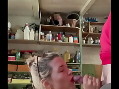 guy poked rock-hard young girl in ass in her father's garage