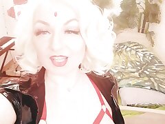 Sexual Cougar Arya Taunting in Pvc