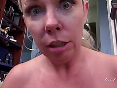 AuntJudys - Unshaved MILF Stepmom Liz Deep-throats Your Cock (POV)
