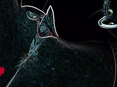 Satanic Puss Eating. Ritual Gobbling and Deep throating Brings Lilith to Orgasm. Psychedelic Brink Fx Version. Main View.
