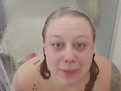 Plow Dildo in Douche