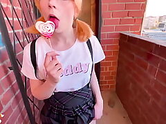 Deep Deepthroating and Fucking Instead of Lessons